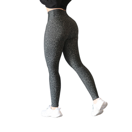 Leggings push up | Supplex Stretch, Liso – gris print