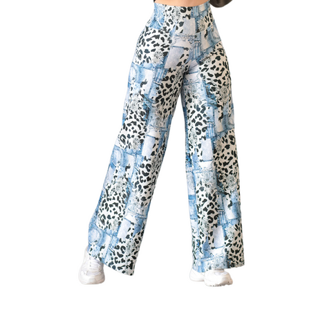 Pants básico | Supplex Stretch, Liso Print – Azul