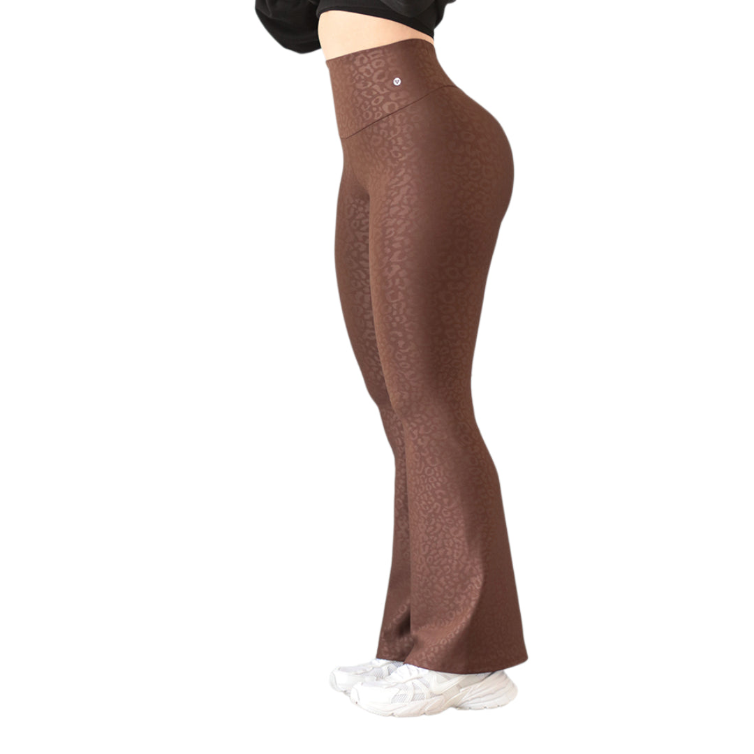 Leggings básico | Supplex Stretch, Relieves Felina – Café