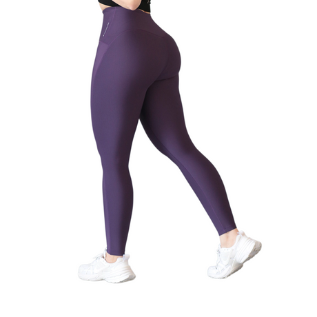 🔹 Leggings básico | Supplex Stretch, Liso – Morada