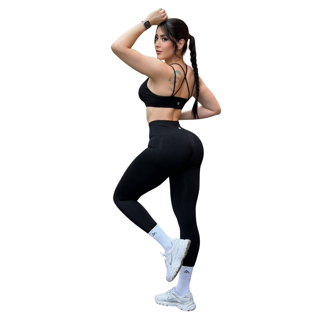 ADRIANAOLIMPO® | Leggins - Leggings Burbuja + Push Up | Seamless Compresión - Negro | Ropa deportiva para mujer Elite HotSale Blackfriaday Envío Gratis a México. Mayoreo Menudeo Ofertas Exclusivas