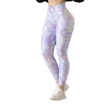 Leggings push up | Supplex Stretch, Liso Marmol – Lila