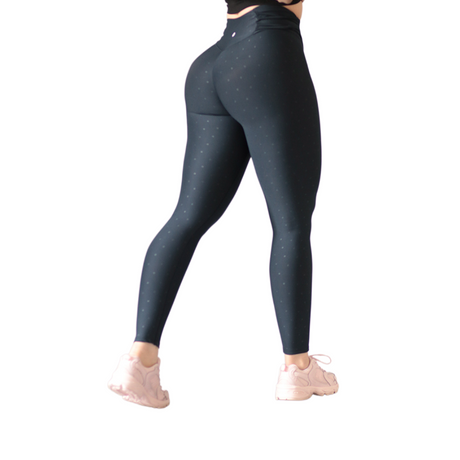 Leggings push up | Supplex Stretch, Relieves Polka Puntos – Marino