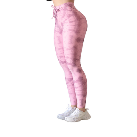 Leggings push up | Supplex Stretch, Liso Tie Day – Rosa
