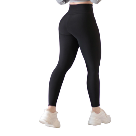 🔹 Leggings básico | Supplex Stretch, Liso – Negra