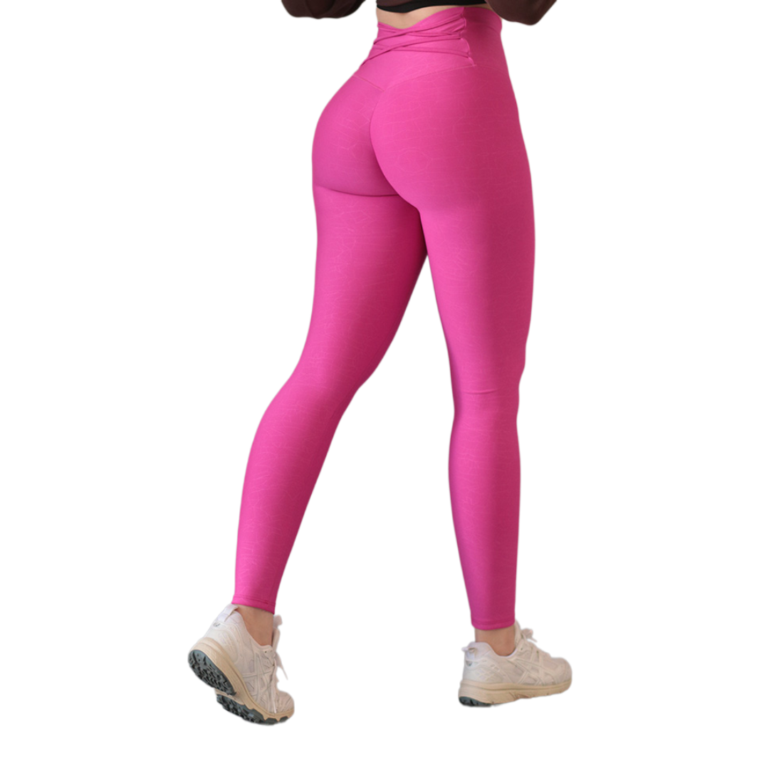 Leggings push up | Supplex Stretch, Relieves Elein – Rosa