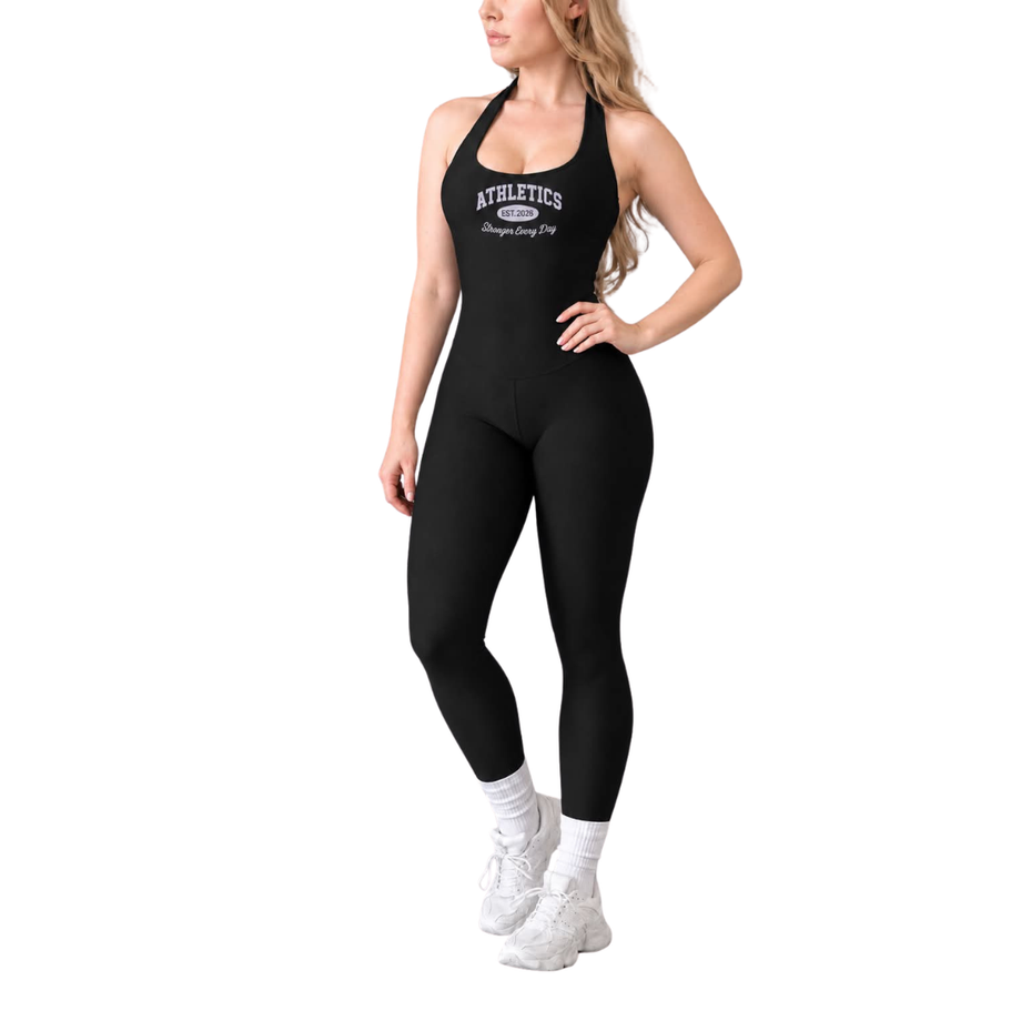 Enterizo básico | Supplex Stretch, Liso – Negro