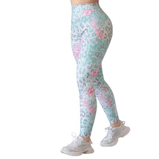 Leggings Deportivos para Mujer Fitness: Efecto Push Up, Cintura Alta, Textil Lycra Transpirable con Acabado Liso Oro, Colores | Adriana Olimpo
