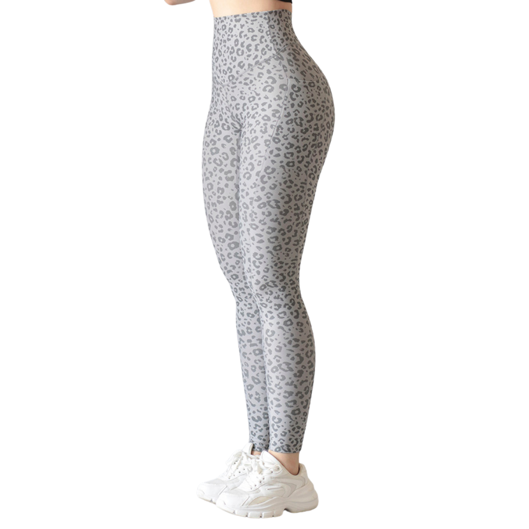 Leggings básico | Supplex Stretch, Liso Print - gris