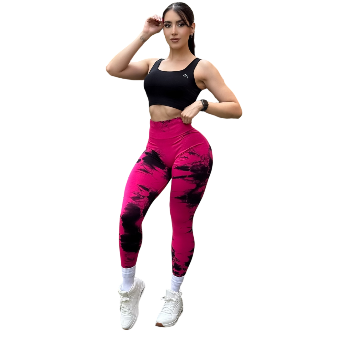 ADRIANAOLIMPO® | Leggins - Leggings Burbuja + Push Up | Seamless Compresión -Tie Day Rosa | Ropa deportiva para mujer Elite HotSale Blackfriaday Envío Gratis a México. Mayoreo Menudeo Ofertas Exclusivas