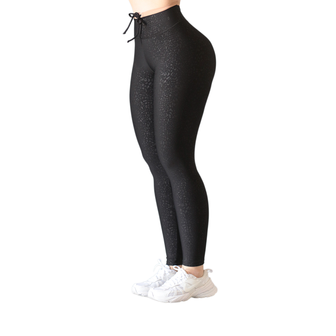 Leggings push up | Supplex Stretch, Relieves Print – Negra