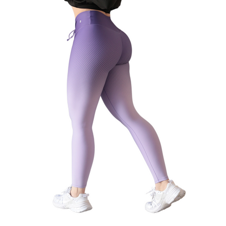 Leggings push up | Supplex Stretch, Liso – lila degradado