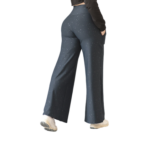 Pants básico con bolsillos | Supplex Stretch, Destellos Estrellas – Marino