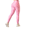 Leggings push up | Supplex Stretch, Liso Flores – Rosa