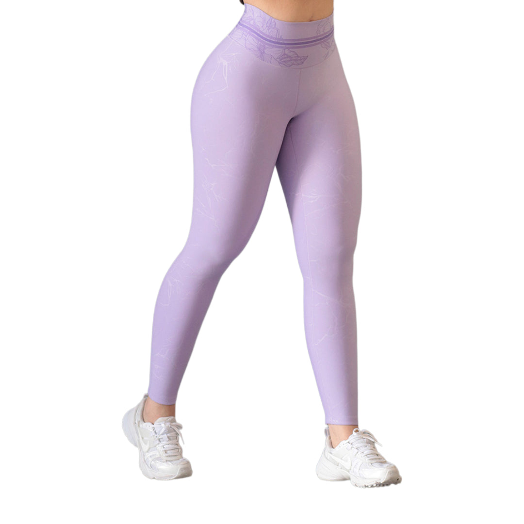 Leggings push up | Supplex Stretch, Destellos Beta – Lila