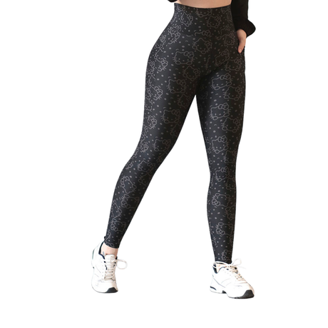 Leggings básico | Supplex Stretch, Liso – Kitty Negro