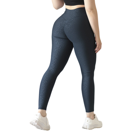 Leggings push up | Supplex Stretch, Relieves print – azul