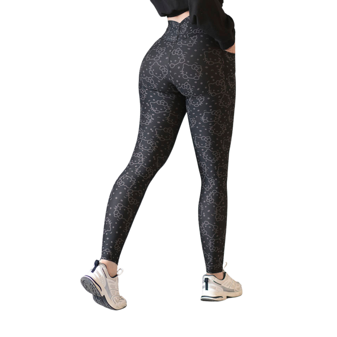 Leggings básico | Supplex Stretch, Liso – Kitty Negro