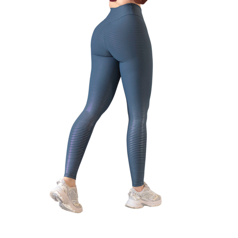 Leggings básico | Supplex Stretch, Destellos Puntos – Azul