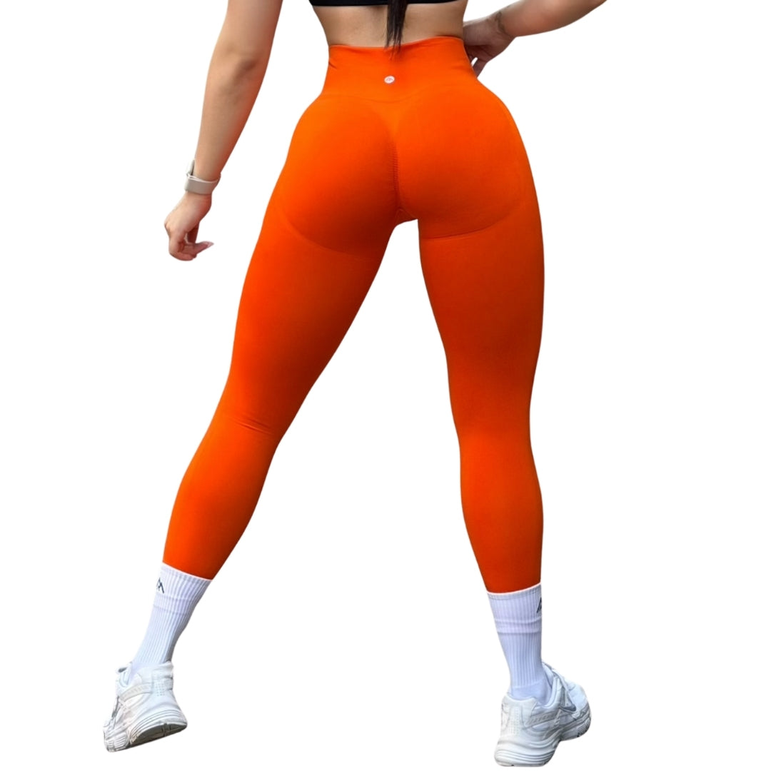 ADRIANAOLIMPO® | Leggins - Leggings Burbuja + Push Up | Seamless Compresión - Naranja | Ropa deportiva para mujer Elite HotSale Blackfriaday Envío Gratis a México. Mayoreo Menudeo Ofertas Exclusivas