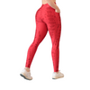 Leggings básico con bolsillos | Supplex Stretch, Liso – Rojo