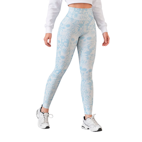 Leggings básico | Supplex Stretch, Liso – Calaveras azul
