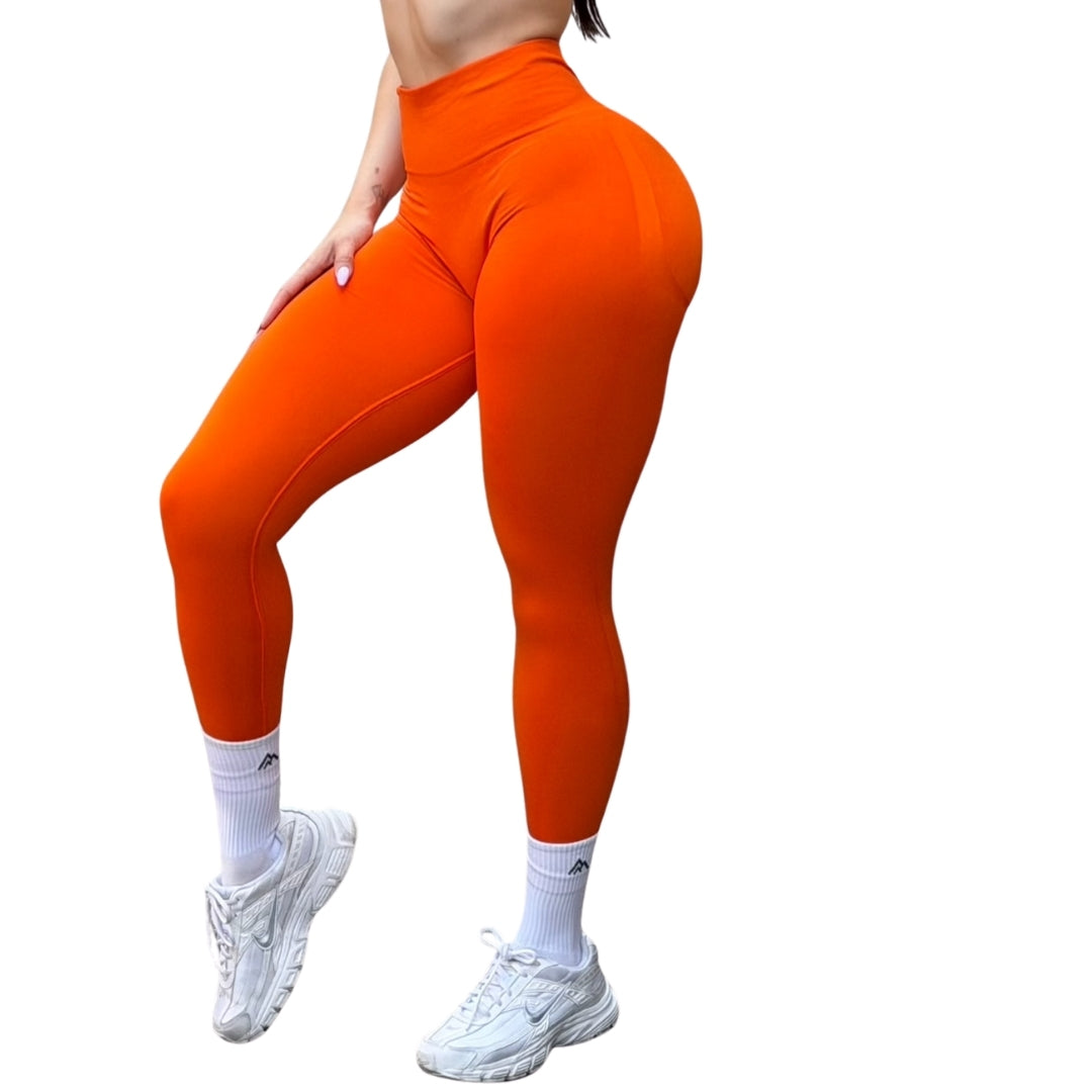 ADRIANAOLIMPO® | Leggins - Leggings Burbuja + Push Up | Seamless Compresión - Naranja | Ropa deportiva para mujer Elite HotSale Blackfriaday Envío Gratis a México. Mayoreo Menudeo Ofertas Exclusivas