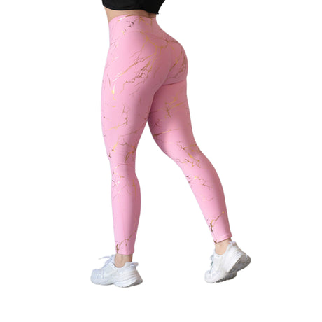 Leggings básico | Supplex Stretch, Destellos – Rosa