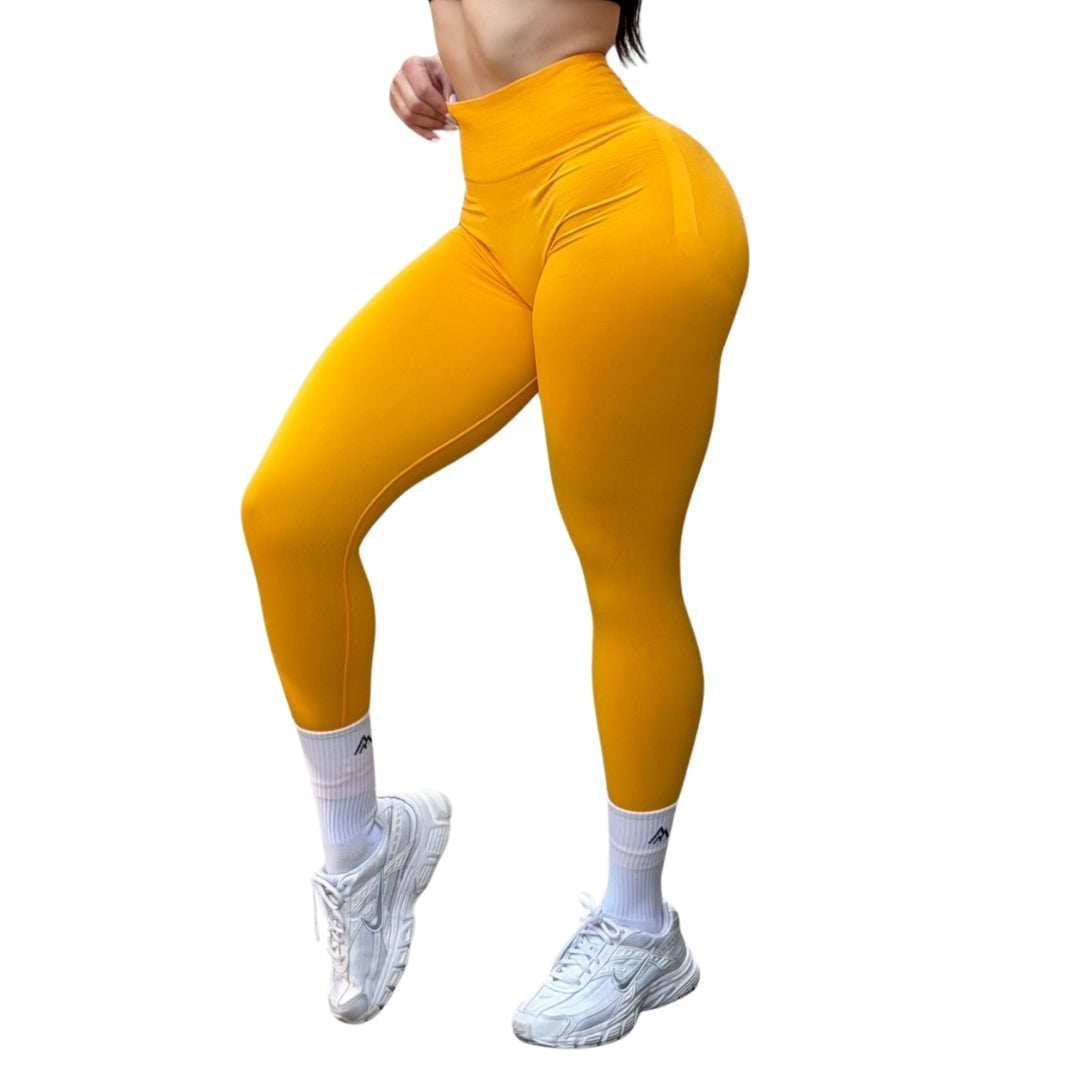 ADRIANAOLIMPO® | Leggins - Leggings Burbuja + Push Up | Seamless Compresión - Canario | Ropa deportiva para mujer Elite HotSale Blackfriaday Envío Gratis a México. Mayoreo Menudeo Ofertas Exclusivas