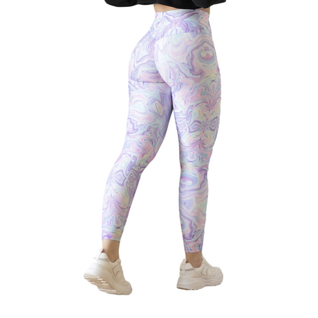 Leggings push up | Supplex Stretch, Liso Marmol – Lila