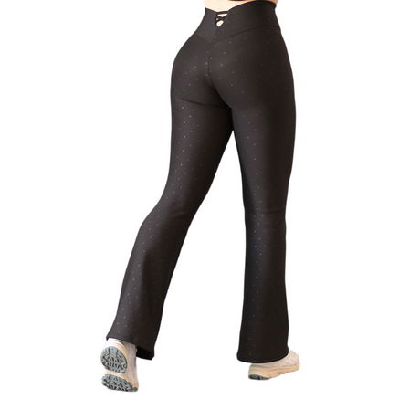 ADRIANAOLIMPO® | Leggins - Leggings básico Campana | Supplex Stretch, Relieves Polka – Negra | Ropa deportiva para mujer Elite HotSale Blackfriaday Envío Gratis a México. Mayoreo Menudeo Ofertas Exclusivas