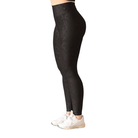 Leggings push up | Supplex Stretch, Relieves Lace – Negra