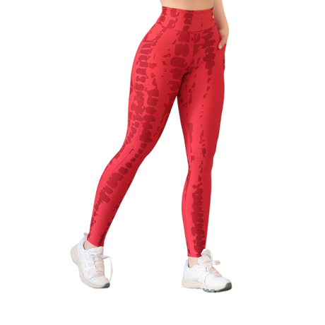 ADRIANAOLIMPO® | Leggins - Leggings básico con bolsillos | Supplex Stretch, Liso – Rojo | Ropa deportiva para mujer Elite HotSale Blackfriaday Envío Gratis a México. Mayoreo Menudeo Ofertas Exclusivas