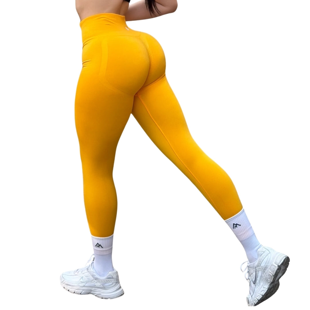 ADRIANAOLIMPO® | Leggins - Leggings Burbuja + Push Up | Seamless Compresión - Canario | Ropa deportiva para mujer Elite HotSale Blackfriaday Envío Gratis a México. Mayoreo Menudeo Ofertas Exclusivas