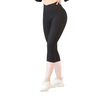 Leggings Capri básico | Supplex Stretch, Liso – Negro