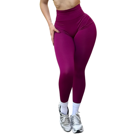 Leggings Burbuja + Push Up | Seamless Compresión - Orquidea