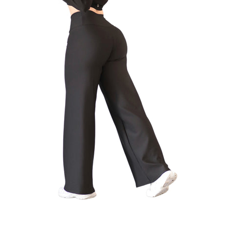 Pants básico | Supplex Stretch, Liso – Negro