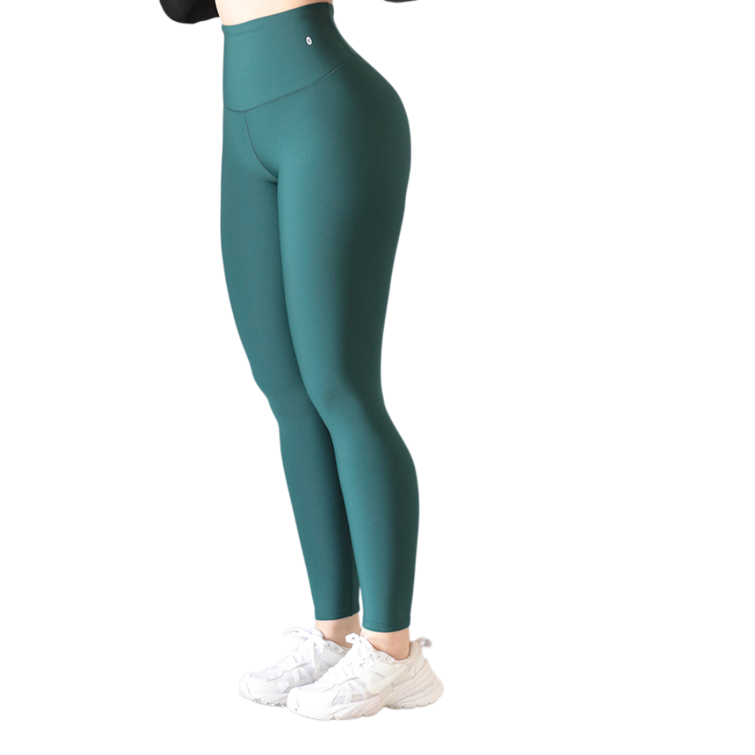 Leggings básico | Supplex Stretch, Liso – Verde