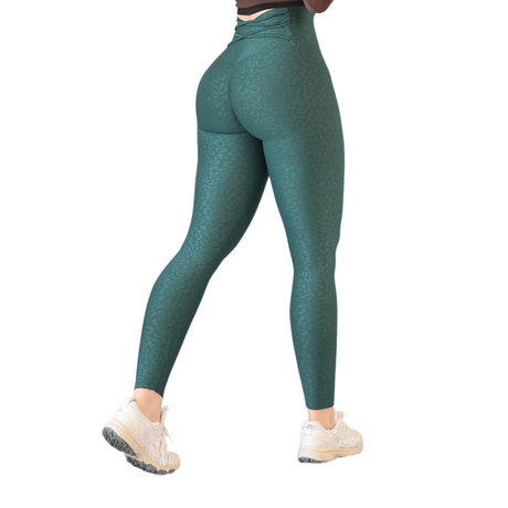 Leggings push up | Supplex Stretch, Relieves Felina – Verde