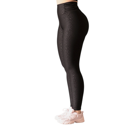 Leggings push up | Supplex Stretch, Relieves Cale Print – Negra