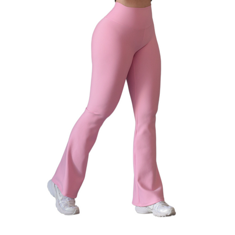 Leggings push up | Supplex Stretch, Liso – Rosa