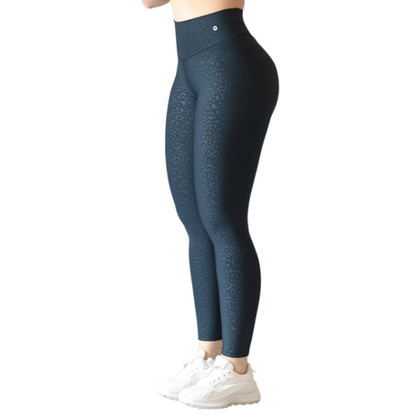 Leggings push up | Supplex Stretch, Relieves print – azul