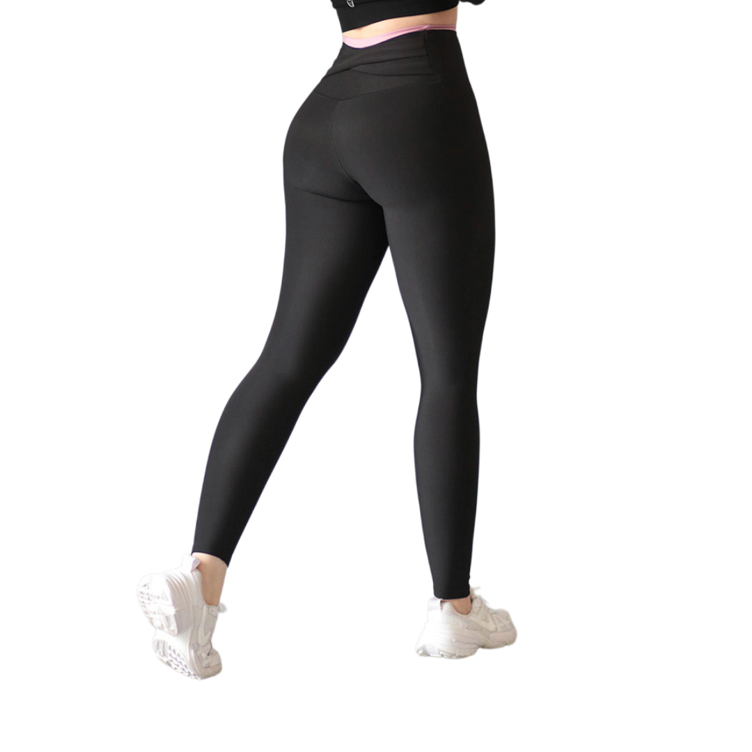 Leggings básico | Supplex Stretch, Liso – Negro