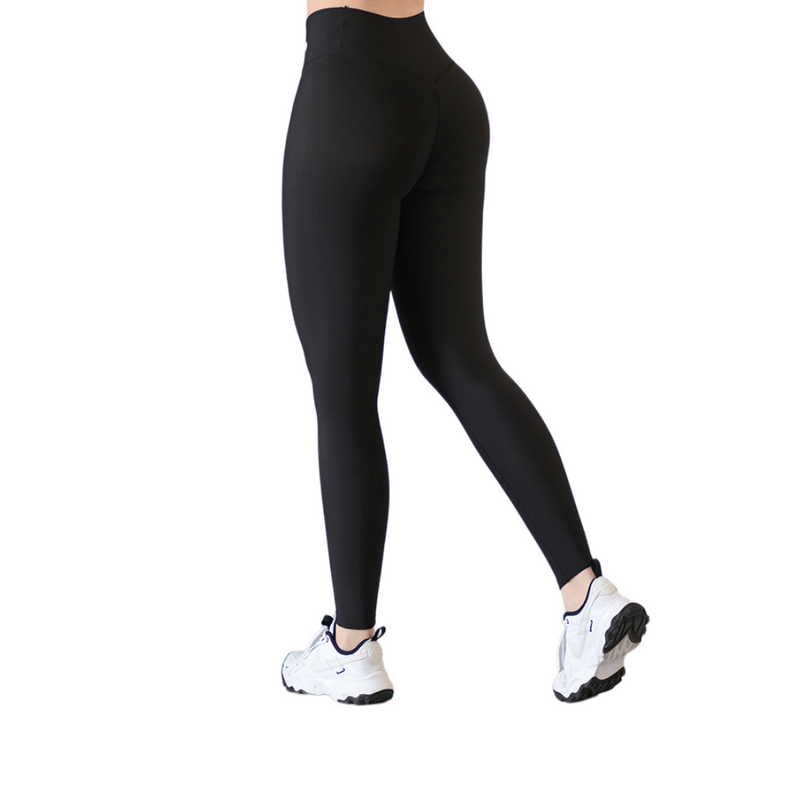 Leggings push up | Supplex Stretch, Liso – Negra