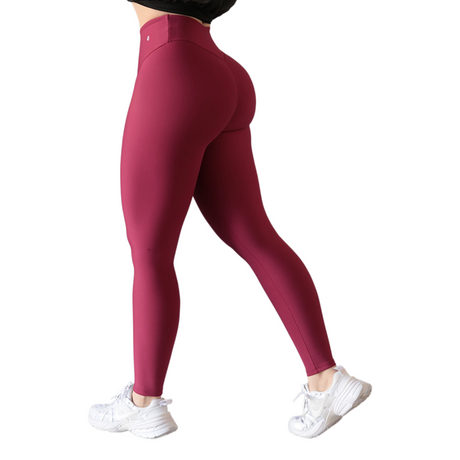 Leggings básico | Supplex Stretch, Liso – frambuesa