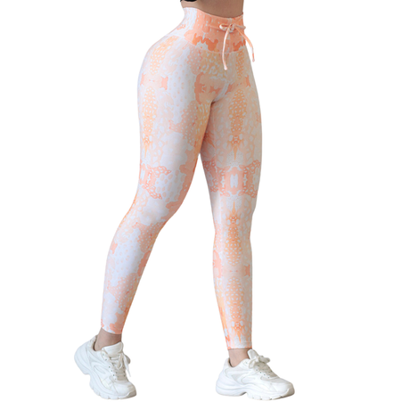 Leggings básico | Supplex Stretch, Liso - Naranja
