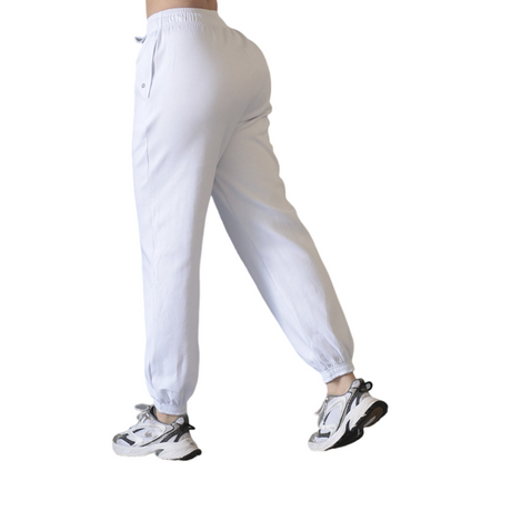 Pans básico | Supplex Stretch, Liso – blanco