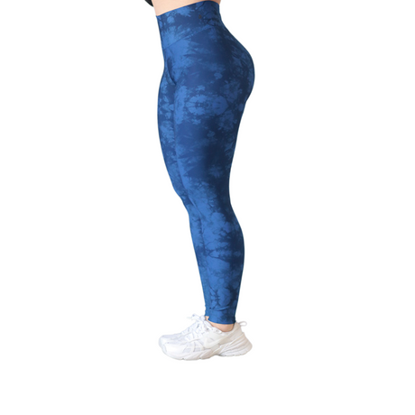 🔹 Leggings push up | Supplex Stretch, Liso – Azul Die