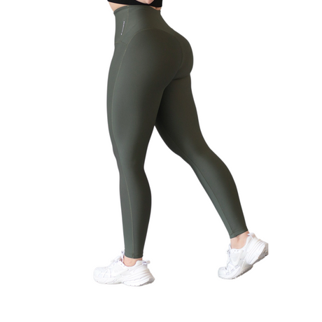 🔹 Leggings básico | Supplex Stretch, Liso – Verde