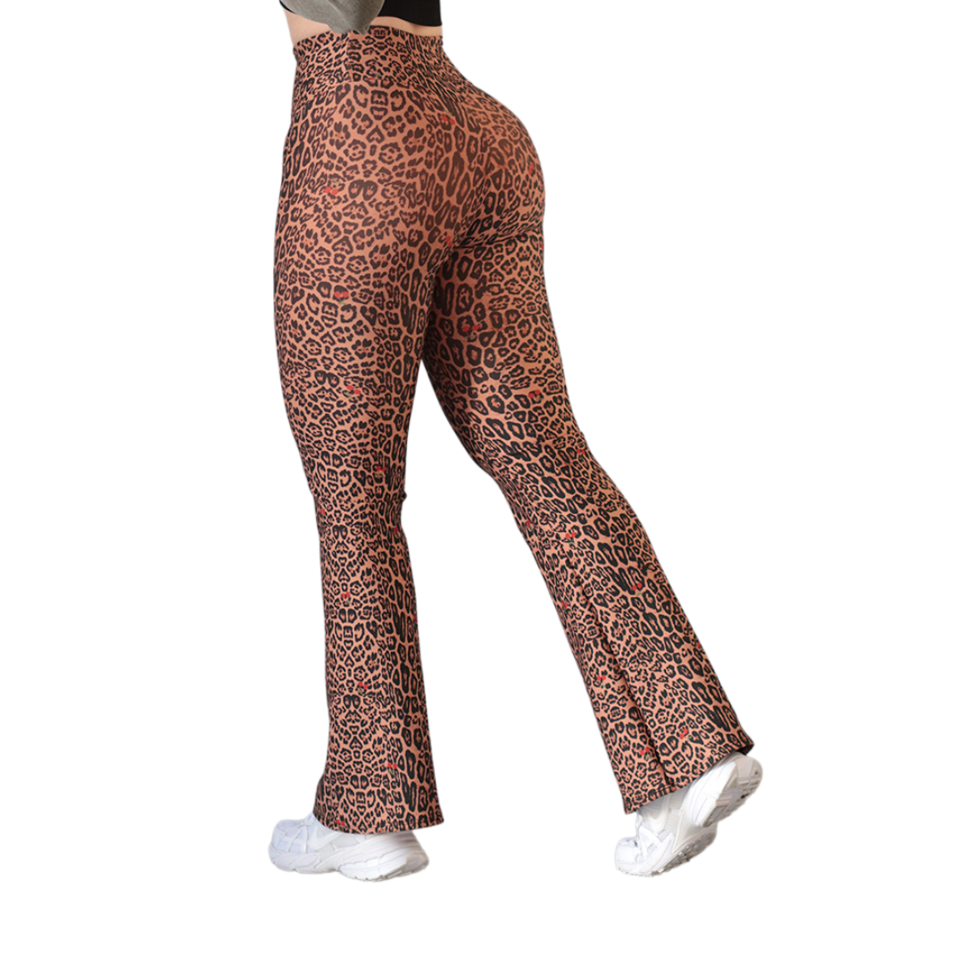 Leggings básico | Supplex Stretch, Liso Print – Café